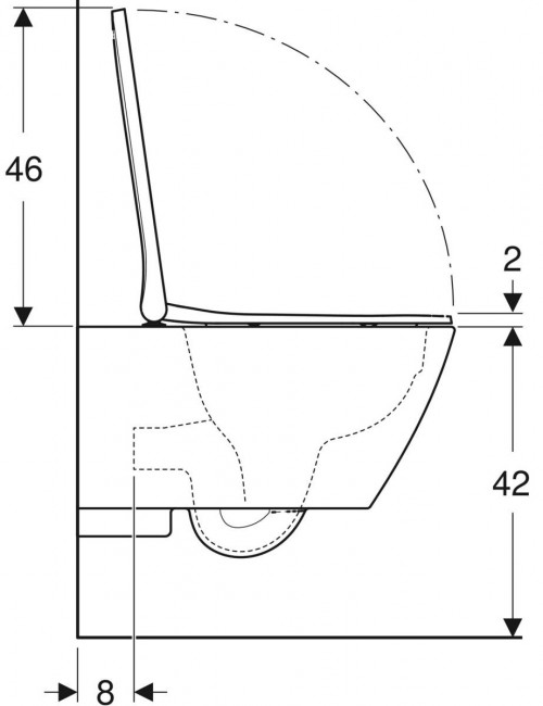 Geberit Smyle Square 500.683.00.2