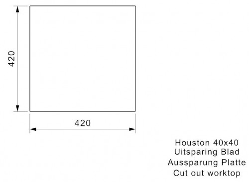 Reginox Houston 40x40 R32848