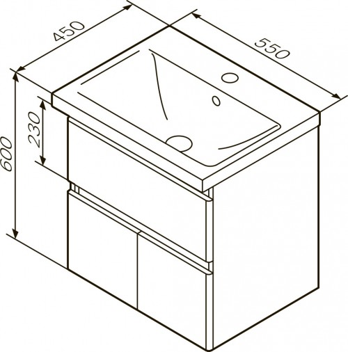 AM-PM X-Joy 55 M85-FHX0553-WC0553WG38