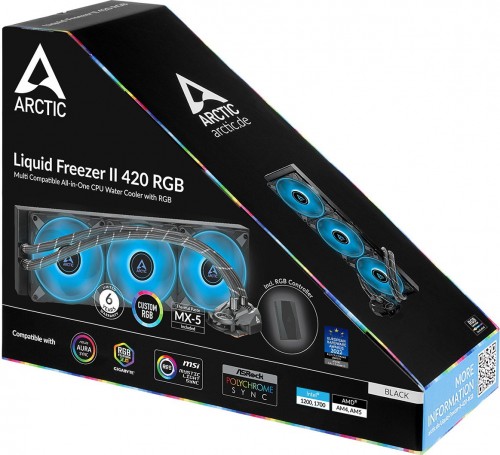 ARCTIC Liquid Freezer II 420 RGB with RGB Controller