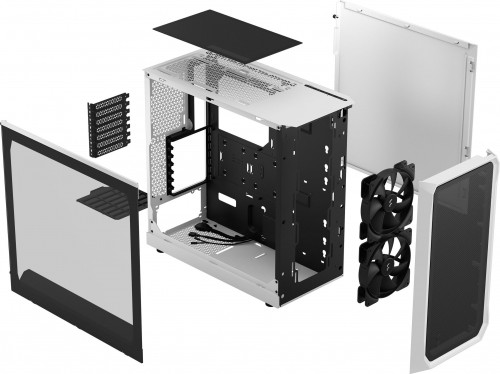 Fractal Design Focus 2 White TG Clear Tint