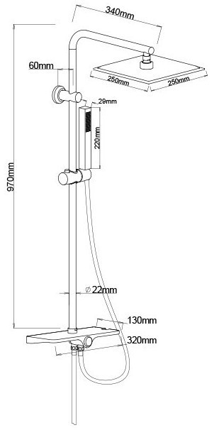 Invena Svart Basic AU-85-D04