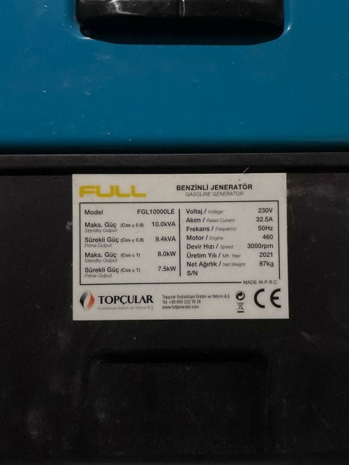 Full Generator FGL 10000LE