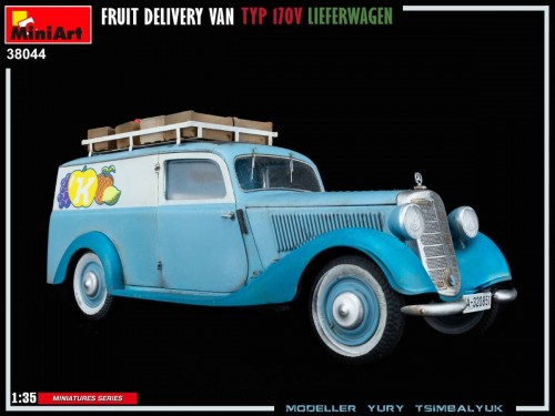 MiniArt Fruit Delivery Van Typ 170v Lieferwagen (1:35)