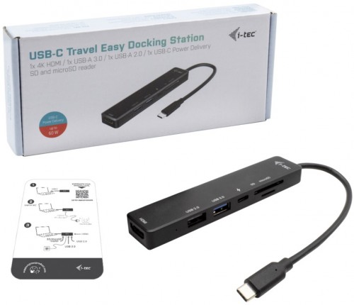 i-Tec USB-C Travel Easy Dock 4K HDMI + Power Delivery 60 W