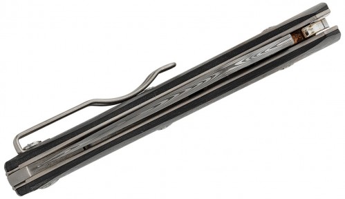 Spyderco Spyopera Carbon Damascus