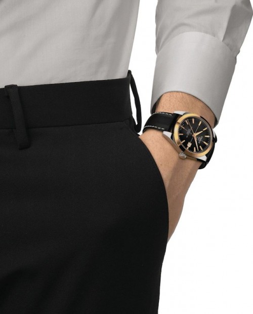 TISSOT Gentleman Powermatic 80 Silicium Solid 18k Gold Bezel