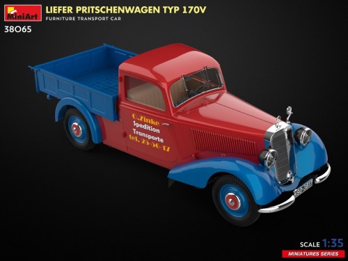 MiniArt Liefer Pritschenwagen Typ 170V. Furniture Transport
