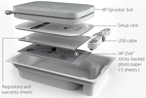 HP Sprocket 3x4