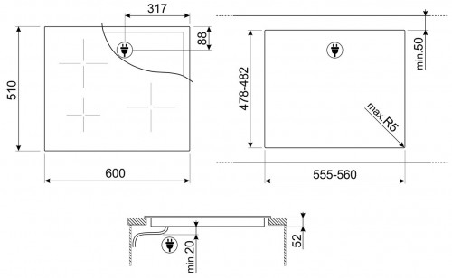 Smeg SI2641DP