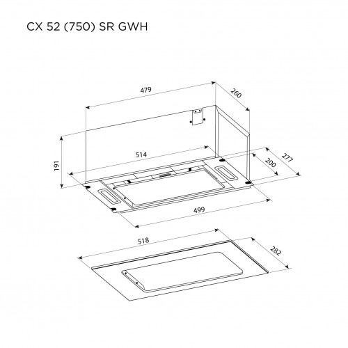 Pyramida CX 52 750 SR GWH