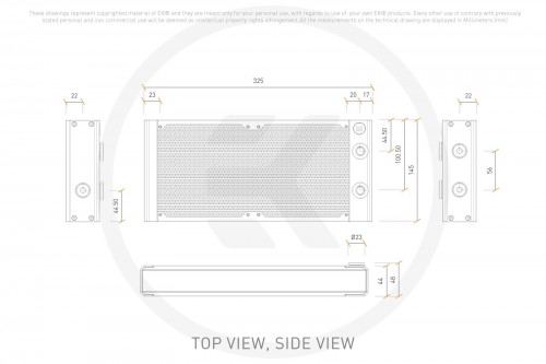 EKWB EK-Quantum Surface P280M - White