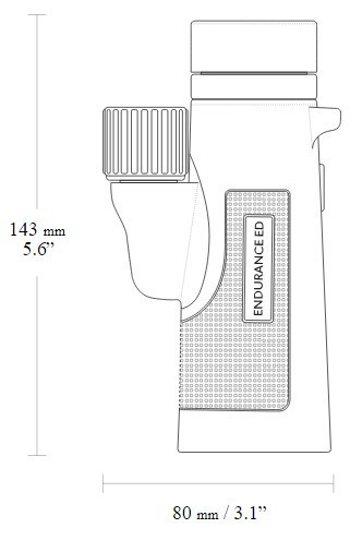 Hawke Endurance ED 10x42 Monocular