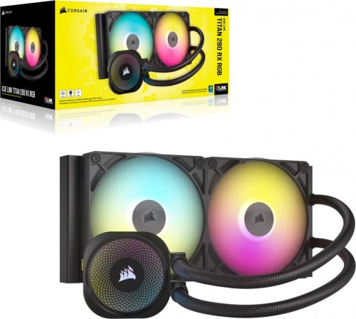 Corsair iCUE LINK TITAN 280 RX RGB Black