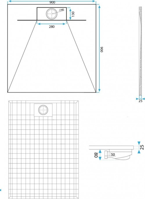 REA Bazalt 90x90 REA-K3303