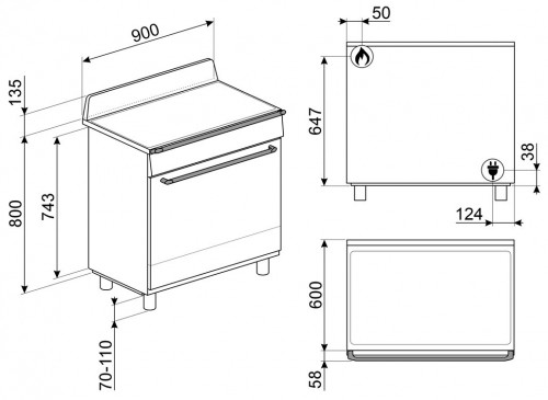 Smeg Victoria TR90GPP
