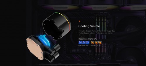 PCCooler DA360 Pro ARGB Digital Black