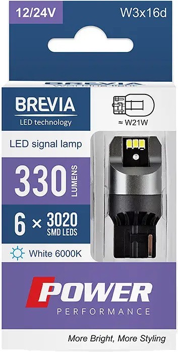 Brevia Power W21W 2pcs