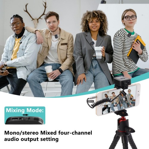 Saramonic Blink500 T4 (4 mic + 1 rec)