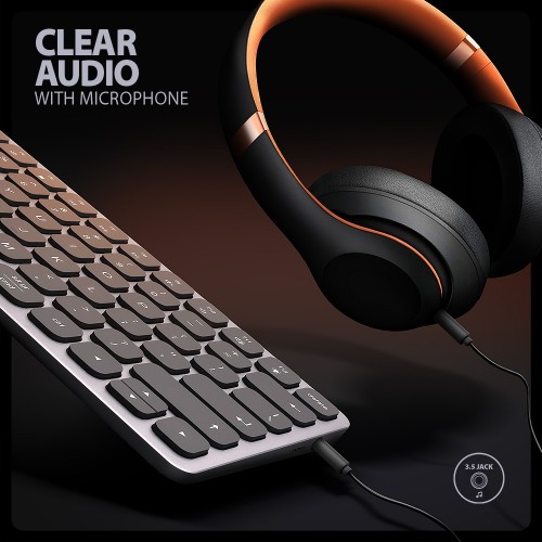 Axagon Multi-port USB-C 5Gbps hub with keyboard