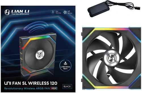 Lian Li Uni Fan SL120 Wireless Black