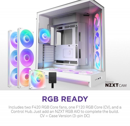 NZXT H9 Flow RGB+ 2025 White
