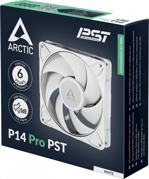 ARCTIC P14 Pro PST White