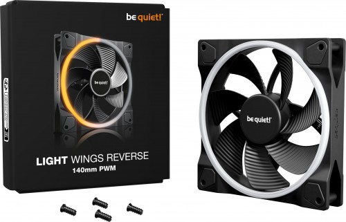 be quiet! Light Wings 140 PWM Reverse Black