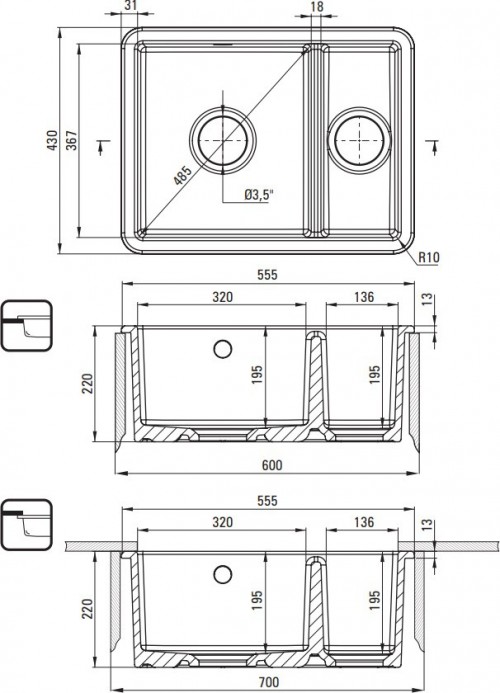 Deante Lumi ZCU 6503