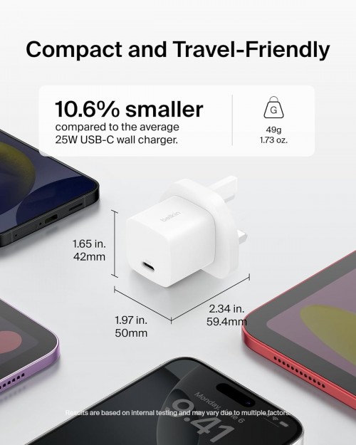 Belkin BoostCharge USB-C Wall Charger 25W