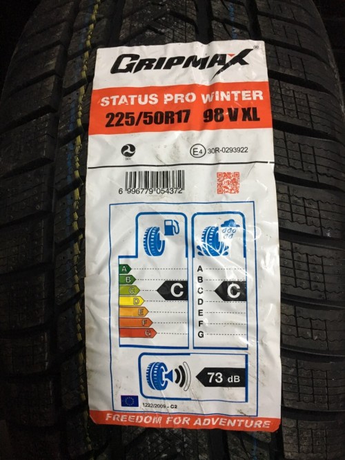 Gripmax Status Pro Winter 225/50 R17 98V