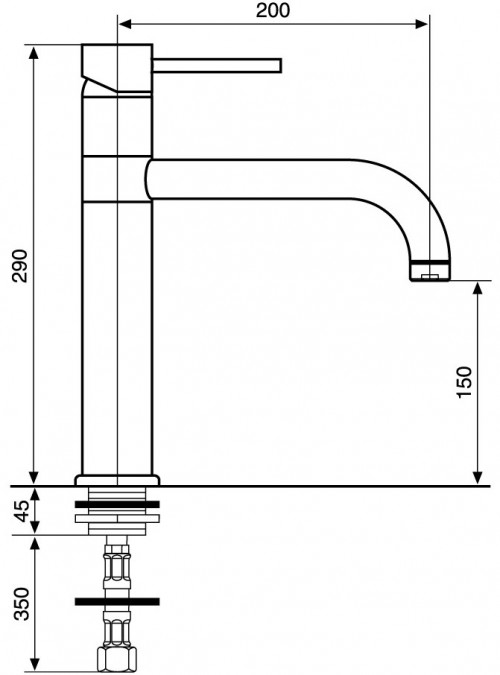 Чертеж с размерами