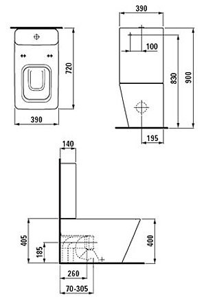 Laufen Ilbagnoalessi Dot 823906