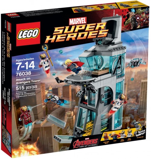 Lego Attack on Avengers Tower 76038