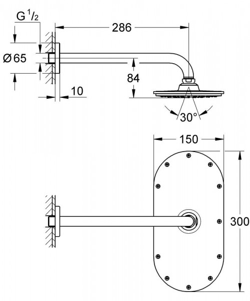 Grohe Rainshower Veris 300 26068