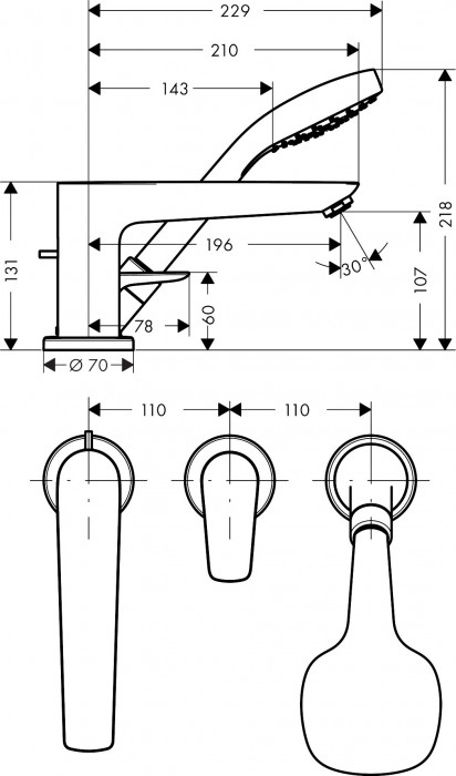 Hansgrohe Talis E 71730