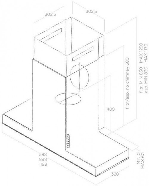 Elica Haiku Concrete/A/120