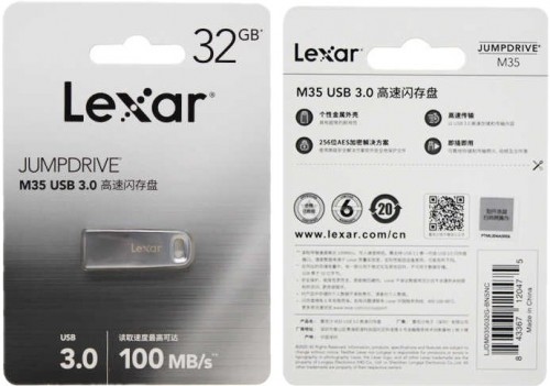 Упаковка Lexar JumpDrive M35