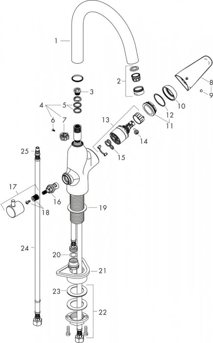 Hansgrohe Focus M42 71803000