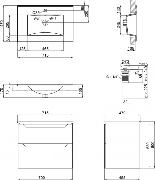 Q-tap Scorpio 70 QT1472TPB7013070CW