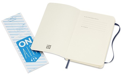 Moleskine Plain Notebook Pocket Soft Sapphire