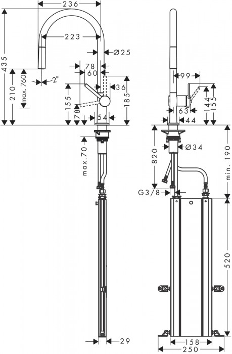 Hansgrohe Talis M54 72803000