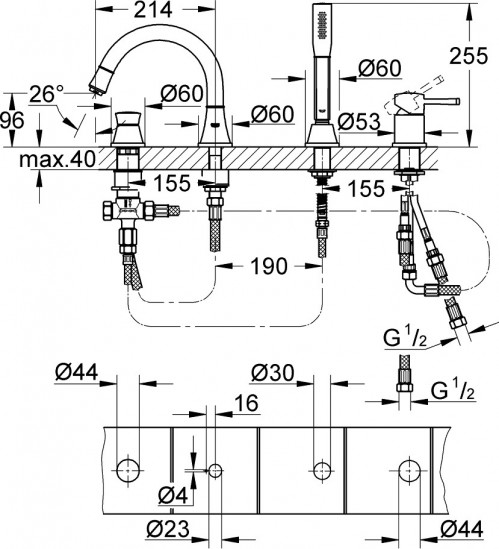 Grohe Grandera 19936000