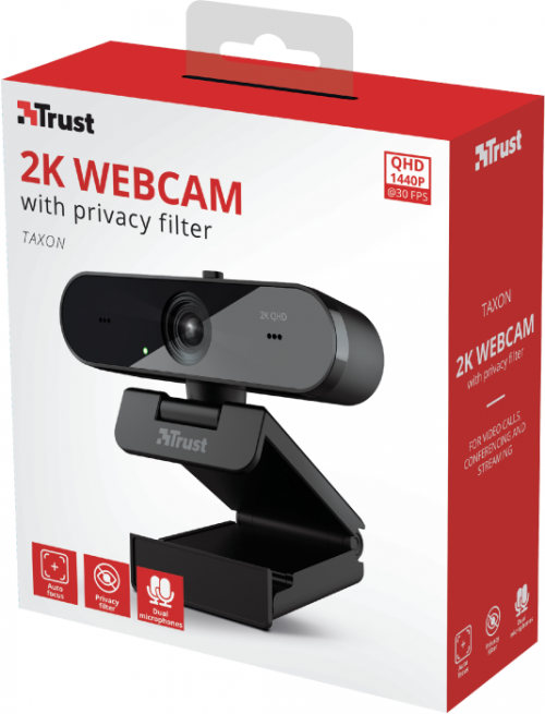 Упаковка Trust Taxon QHD Webcam