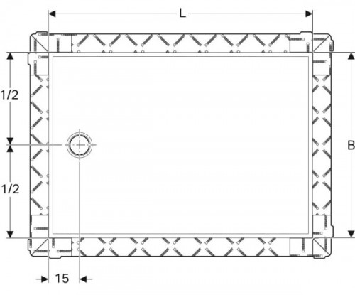 Geberit Setaplano 100x80 154262111