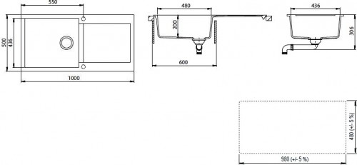 Aquasanita Tesa SQT103AWP-220