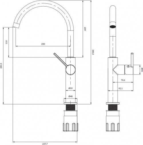 Omnires Tula TL6050CR