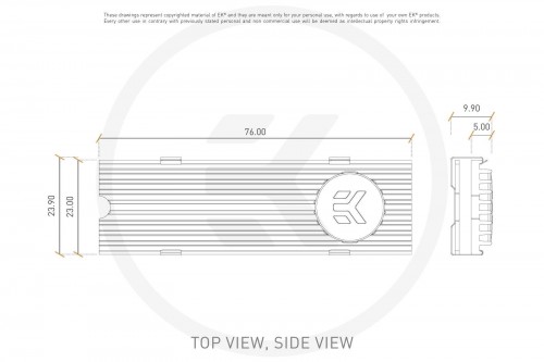 EKWB EK-M.2 NVMe Heatsink