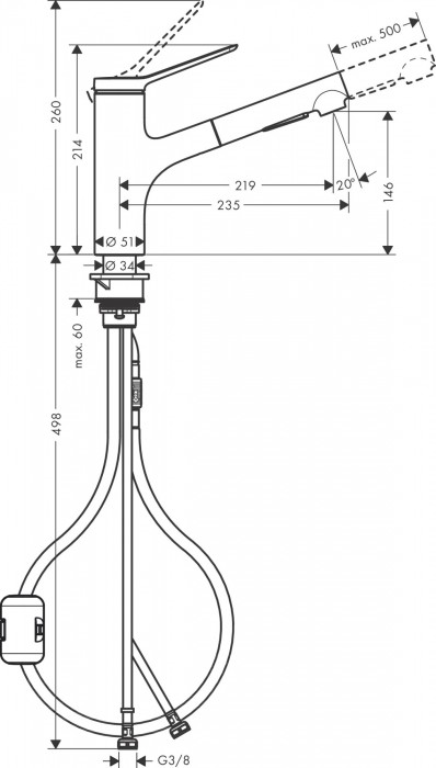 Hansgrohe Zesis M33 74810000