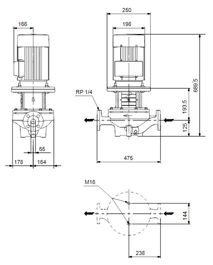 Grundfos TP 65-150/4